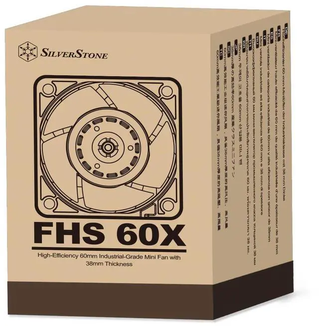 Alt view image 6 of 6 - SilverStone Technology FHS 60X High Performance (up to 15,000rpm) 60mm x 38mm PWM Industrial/Server Fan, SST-FHS60X