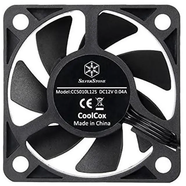 Alt view image 9 of 14 - SilverStone FTF5010B 50mm Non-LED LED Case Fan
