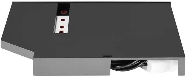 Alt view image 7 of 9 - Black (with white replace panel), 12.7mm tray loading type slim ODD bay, 2 * USB3.0 A type, Cardreader, Support SDXC / Micro SDXC, 1 * M.2 SATA type SSD slot