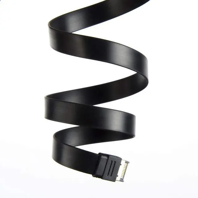 Alt view image 10 of 14 - USB3.0  A type * 1 internal 19Pin 800mm length +USB3.1 Gen2  C Type *1internal 20Pin Key-A 600mm length+ HD Audio 800mm length