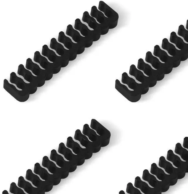 Alt view image 14 of 14 - SST-PP07E-MBBW,  24pin black-white sleeve extension cable, 18AWG, black cable comb x 4