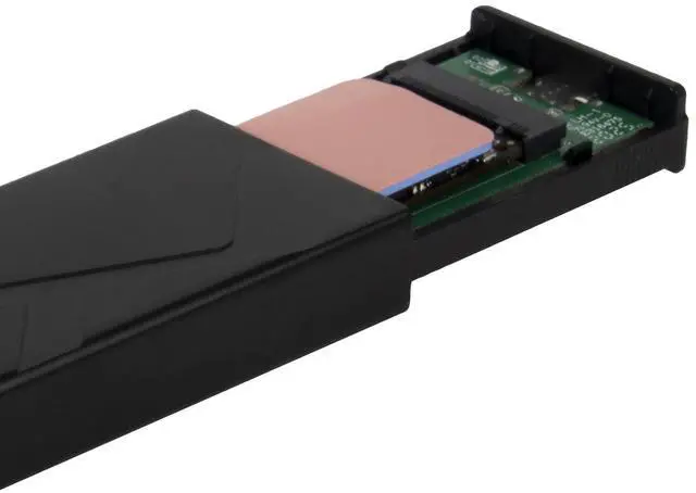 Alt view image 9 of 9 - 10Gbps SuperSpeed USB-C 3.2 Gen2 to NVMe / SATA M.2 SSD enclosure