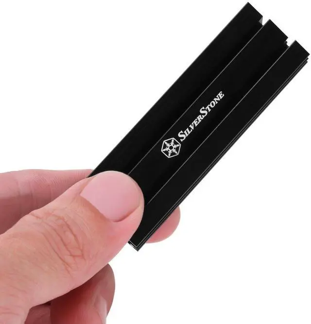 Alt view image 2 of 7 - M.2 cooling kit,support 2280 M.2NVMe SSD, aluminium heatsink