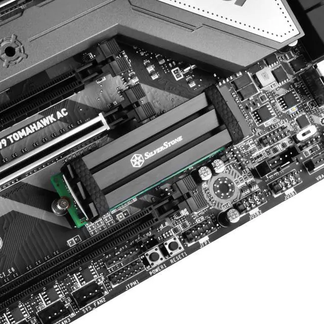Alt view image 7 of 7 - M.2 cooling kit,support 2280 M.2NVMe SSD, aluminium heatsink