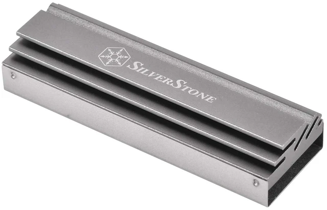 Main image of SilverStone Technology TP04 Aluminum Alloy M.2 SSD Cooling kit, TAA Compliant
