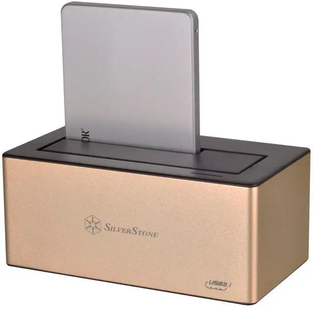 Alt view image 9 of 11 - SilverStone TS11G-C 3.5"& 2.5" SATA SSD/HDD Docking Station with USB 3.1 Type-C Gen 2 10Gbps