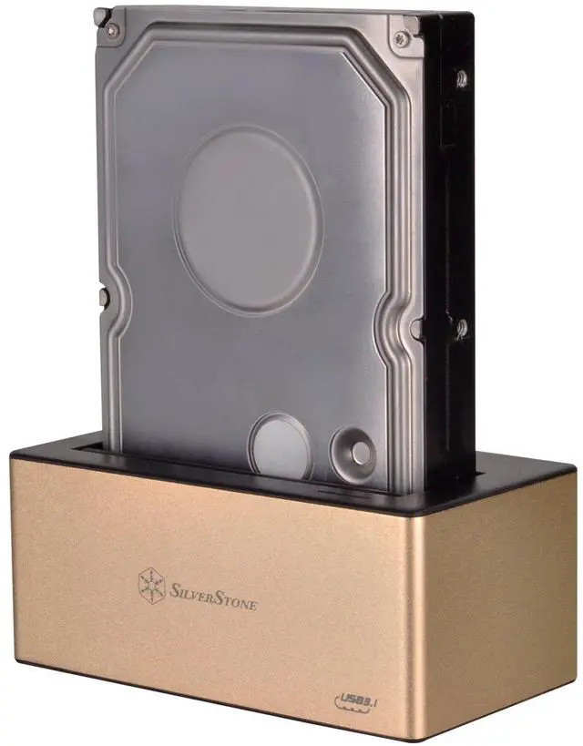 Alt view image 10 of 11 - SilverStone TS11G-C 3.5"& 2.5" SATA SSD/HDD Docking Station with USB 3.1 Type-C Gen 2 10Gbps