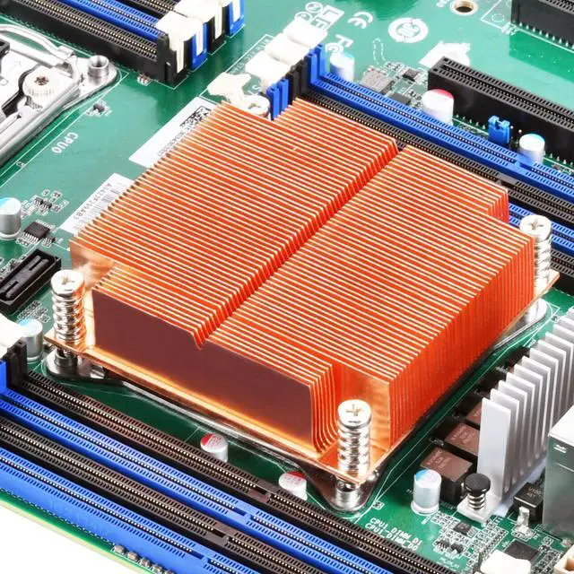 Alt view image 8 of 9 - silverstone technology 1u passive cooling 26mm tall copper server cpu cooler lga 2011/2066 sstxe012011 cooling sstxe012011