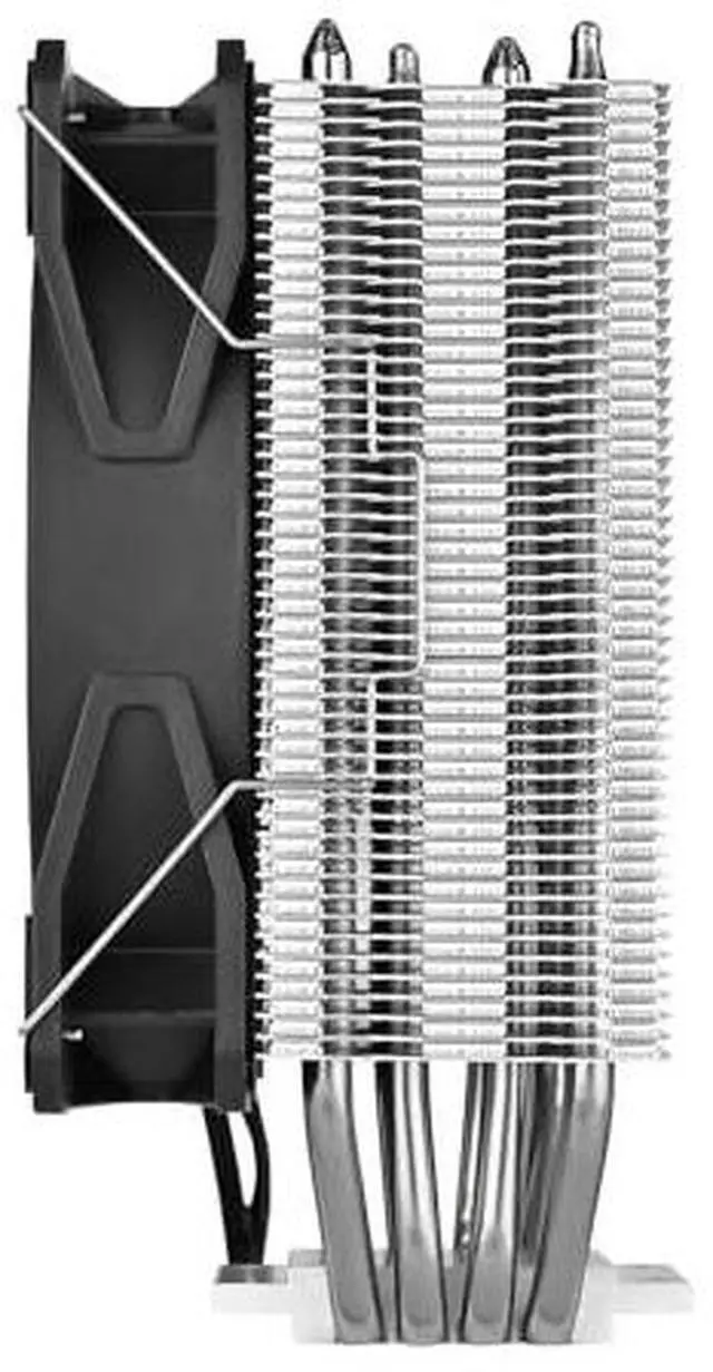 Alt view image 3 of 7 - SilverStone Technology Argon V120 CPU Cooler with Four 6mm Heat Pipes for AMD AM4 / AM5 and Intel LGA 1700/1851, SST-ARV120B