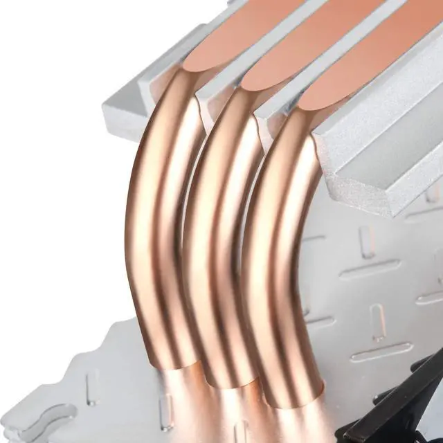 Alt view image 10 of 14 - 8mmx3 heat pipe/Black 12025 fan/ 160mm high/support Intel&AM4