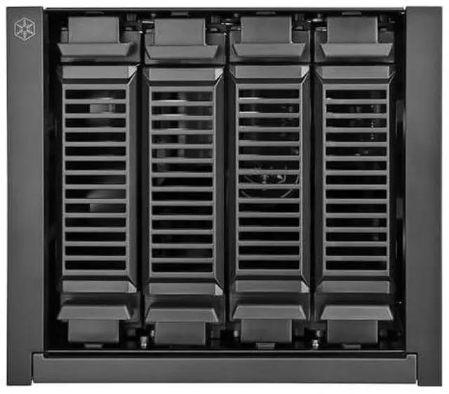 Alt view image 2 of 7 - Silverstone Technology FS304-V Three 5.25" Device Bay to Four 3.5" SAS 12G / SATA 6Gbit/s Hot-Swap Cage