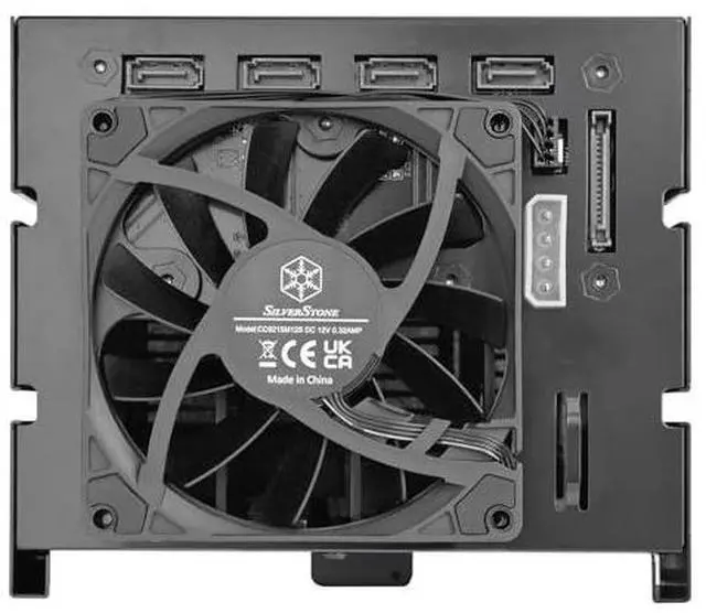 Alt view image 4 of 7 - Silverstone Technology FS304-V Three 5.25" Device Bay to Four 3.5" SAS 12G / SATA 6Gbit/s Hot-Swap Cage