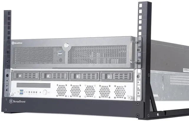 Alt view image 6 of 7 - SilverStone CS-RK06U-OF 6U 19" 6U Open-frame Desktop Rack