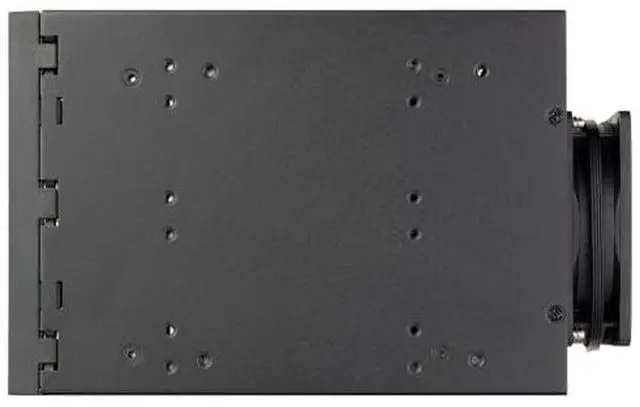 Alt view image 2 of 7 - SilverStone Technology FS305-E All-Black Three 5.25" Device Bay to Five 3.5" SAS-12G / SATA 6Gbit/s Hot-swap Adapter Cage, SST-FS305B-E