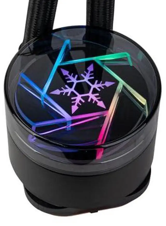 Alt view image 2 of 7 - SilverStone Technology NovaPeak 240 ARGB All-in-one Liquid Cooler with ARGB Lighting Effects, SST-NP240-ARGB