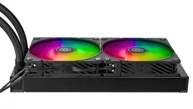 Alt view image 3 of 7 - SilverStone Technology NovaPeak 240 ARGB All-in-one Liquid Cooler with ARGB Lighting Effects, SST-NP240-ARGB