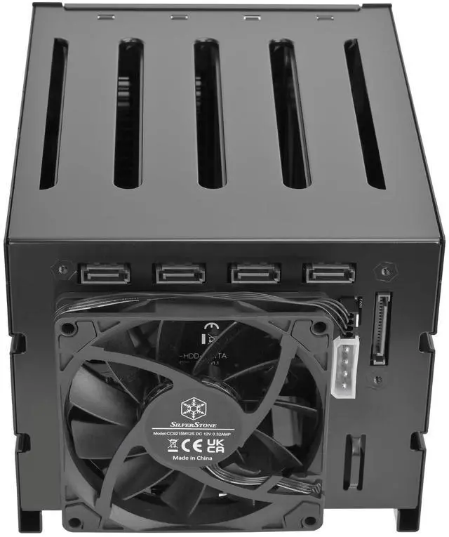 Alt view image 5 of 7 - Silverstone Technology FS304-V Three 5.25" Device Bay to Four 3.5" SAS 12G / SATA 6Gbit/s Hot-Swap Cage