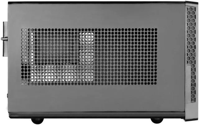 Alt view image 7 of 8 - SilverStone Technology Ultra Compact Mini-ITX Computer Case with Mesh Front Panel Black (SST-SG13B-USA)