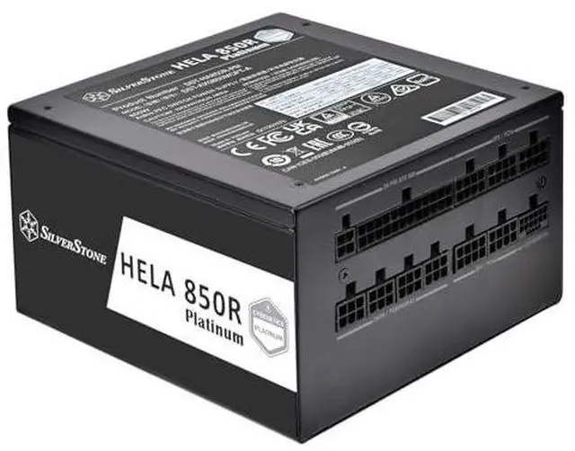 Alt view image 2 of 7 - SilverStone Technology HELA 850R Platinum 850W PCIe Gen 5 / ATX 3.1 Power Supply with A+ Noise Rating (18dBA Average), SST-HA850R-PM (Made in Vietnam)