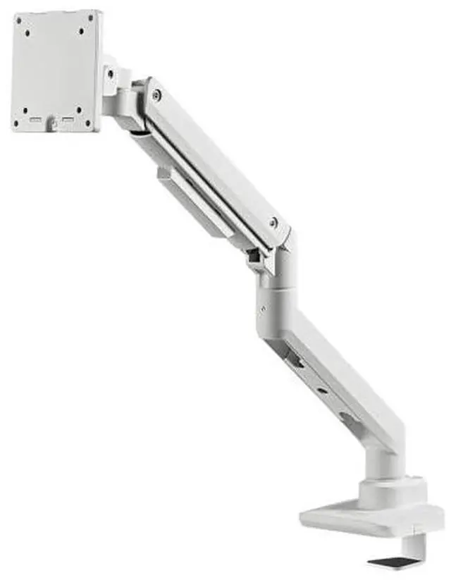 Alt view image 3 of 8 - SilverStone Technology ARM14 White Single Monitor Arm with Heavy-Duty Gas Spring Design and Wide adjustability, SST-ARM14