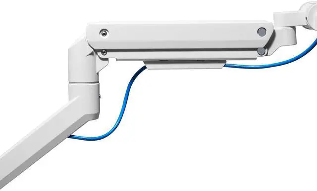 Alt view image 6 of 8 - SilverStone Technology ARM14 White Single Monitor Arm with Heavy-Duty Gas Spring Design and Wide adjustability, SST-ARM14