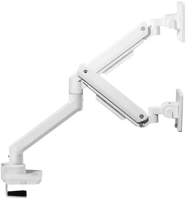 Alt view image 7 of 8 - SilverStone Technology ARM14 White Single Monitor Arm with Heavy-Duty Gas Spring Design and Wide adjustability, SST-ARM14