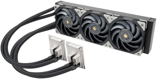 Main image of SilverStone Technology XE360PDD Advanced Triple 120mm All-In-One Liquid Cooler with Dual Pumps and Dual CPU Blocks (CPU Brackets Sold Separately)