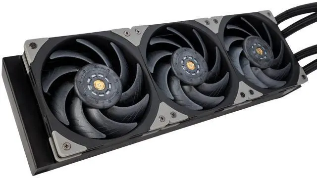 Alt view image 5 of 7 - SilverStone Technology XE360PDD Advanced Triple 120mm All-In-One Liquid Cooler with Dual Pumps and Dual CPU Blocks (CPU Brackets Sold Separately)