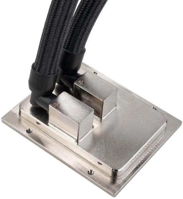 Alt view image 6 of 7 - SilverStone Technology XE360PDD Advanced Triple 120mm All-In-One Liquid Cooler with Dual Pumps and Dual CPU Blocks (CPU Brackets Sold Separately)