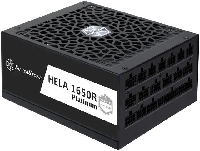 Main image of SilverStone Technology HELA 1650R Platinum Cybenetics Platinum 1650W PCIe 5 Fully Modular ATX (PS2) Power Supply