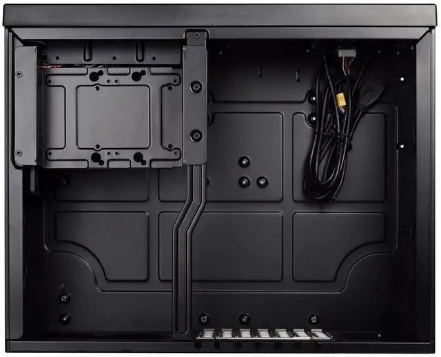 Alt view image 10 of 10 - silverstone technology gd09b home theater computer case (htpc) with faux aluminum design for atx/micro-atx motherboards gd09b-x