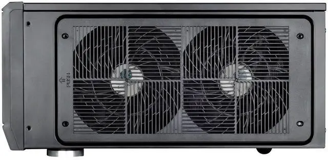 Alt view image 7 of 7 - SilverStone Technology SST-GD10B-USA Home Theater Computer Case (HTPC) with Lockable Front Panel for ATX/Micro-ATX Motherboards GD10B-USA