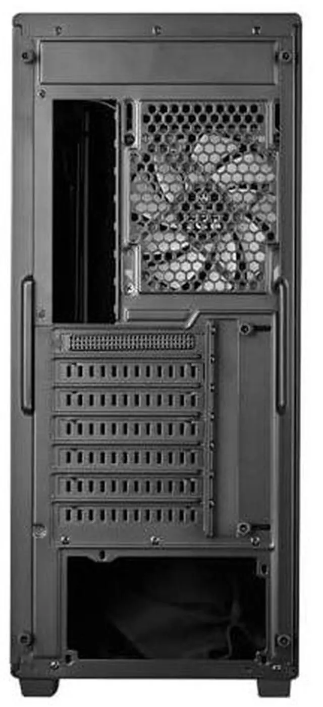 Alt view image 4 of 7 - SilverStone Technology FARA 515XR Black Compact ATX Mid-Tower Chassis with Dual Radiator Support and Stunning Rainbow Lighting