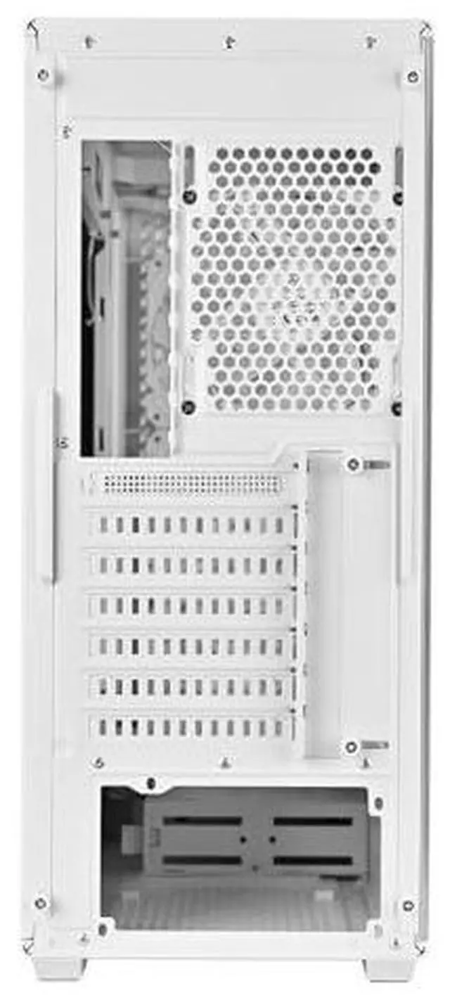 Alt view image 4 of 7 - SilverStone Technology FARA 515XR White Compact ATX Tower Chassis with Four Included Rainbow Fans, SST-FA515XR-WG