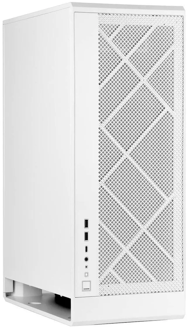 Alt view image 8 of 14 - Silverstone SST-ALG1MW (White) Micro-ATX tower with stack effect design
