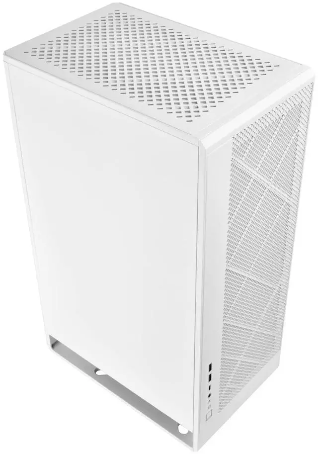 Alt view image 9 of 14 - Silverstone SST-ALG1MW (White) Micro-ATX tower with stack effect design