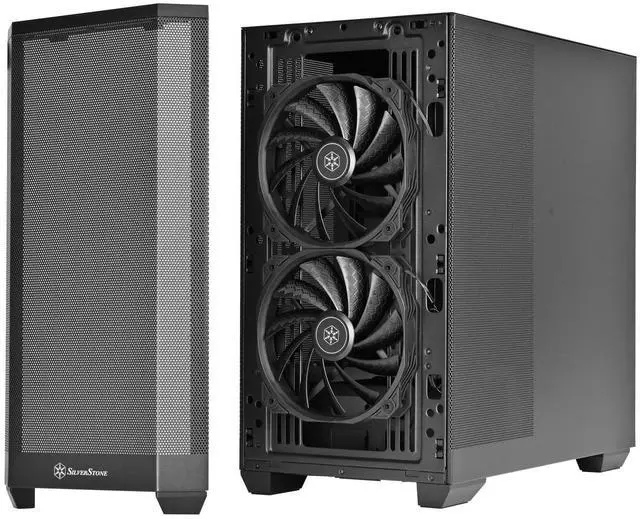 Alt view image 5 of 7 - SilverStone Technology SETA H2M High Performance Micro-ATX case, SST-SEH2M-B
