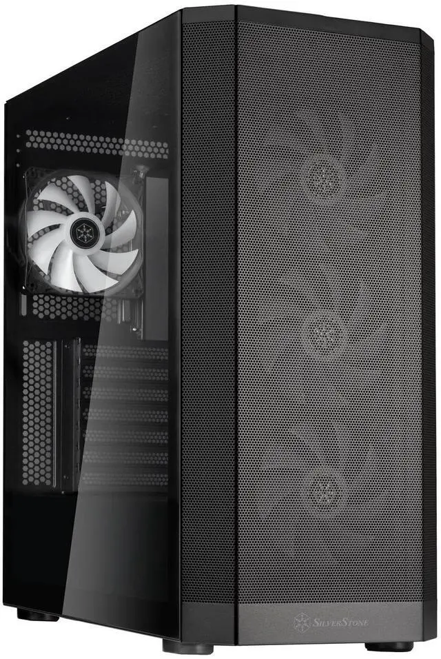 Alt view image 5 of 7 - SilverStone Technology FARA 514X Black ATX All-Metal Tower Chassis with Dual Radiator Support - ARGB Fans - GPU Brace - FA514X-BG