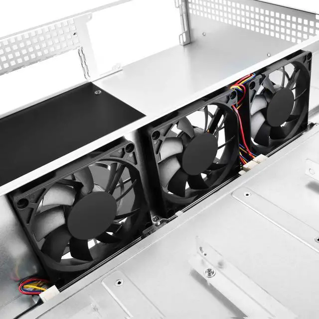 Alt view image 14 of 15 - SilverStone RM21-308 SST-RM21-308 White High Performance Storage Server Chassis