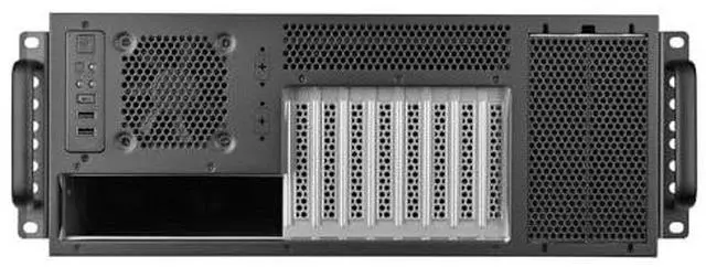 Alt view image 2 of 7 - SilverStone Technology RM46-502-I 4U Interchangeable Rackmount Chassis with Front Accessible Expansion Slots  SST-RM46-502-I
