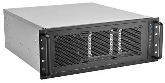 Alt view image 3 of 8 - SilverStone Technology RM45-360 4U Rackmount Chassis with Flexible Front Panel Design, SST-RM45-360