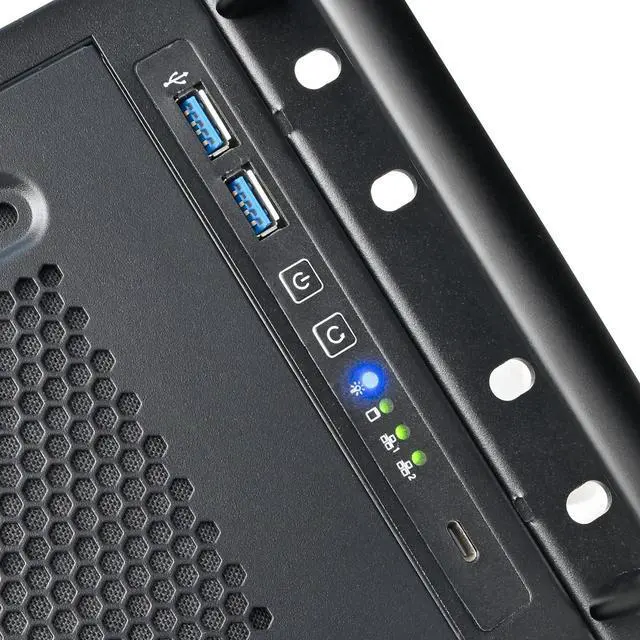 Alt view image 7 of 8 - SilverStone Technology RM45-360 4U Rackmount Chassis with Flexible Front Panel Design, SST-RM45-360
