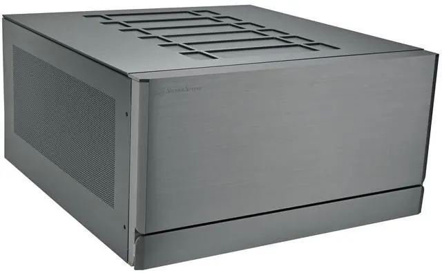 Alt view image 6 of 7 - SilverStone Technology Crown 04 Premium Home Theater PC (HTPC) case, SST-CW04TB