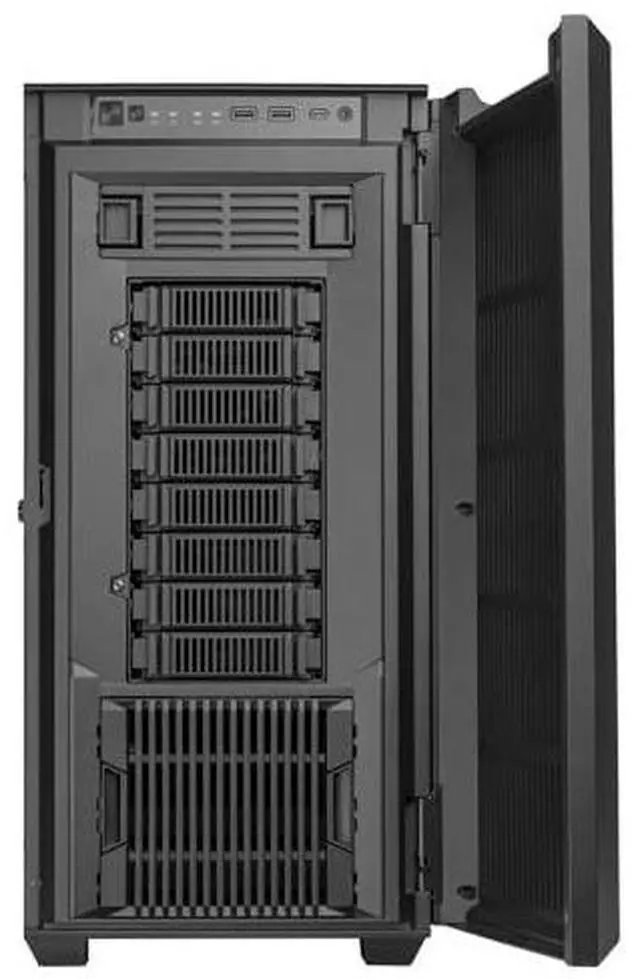 Alt view image 2 of 7 - SilverStone Technology CS383 8-Bay hot-swappable high Performance Full Tower NAS Chassis, SST-CS383