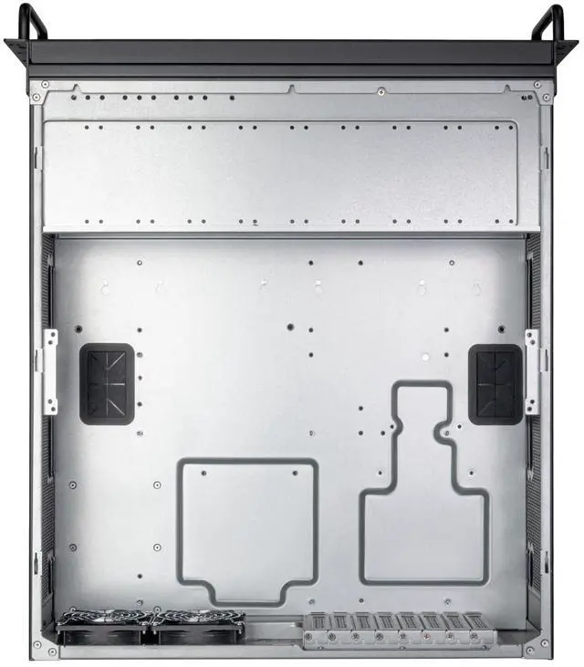 Alt view image 7 of 7 - SilverStone Technology RM600 6U Rackmount Chassis  - Dual PSU Compatibility -Triple 360mm Radiator Support