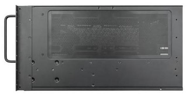 Alt view image 3 of 7 - SilverStone Technology RM61-312 6U 12-Bay Rackmount Chassis  - Dual PSU compatibility - Triple 360mm radiator support - 12 Gb/s Mini-SAS HD SFF-8643 Featuring SGPIO Compatibility