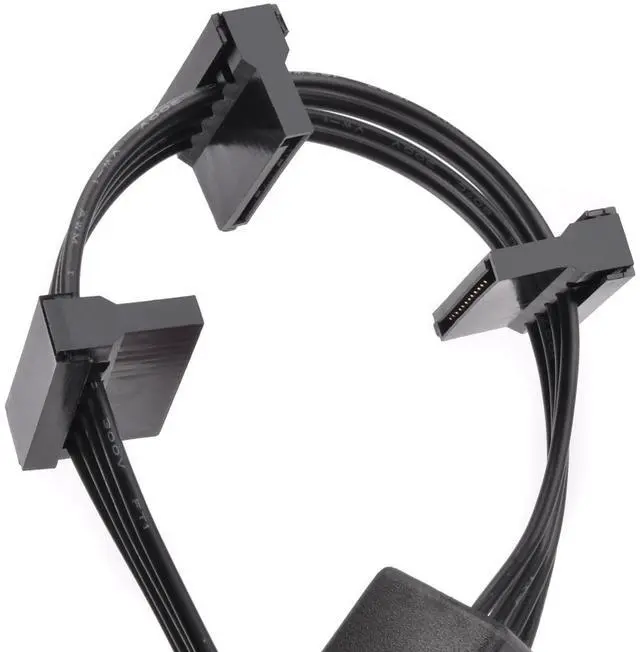 Alt view image 5 of 7 - SATA Power Adapter Cable with Capacitor, 1to 4