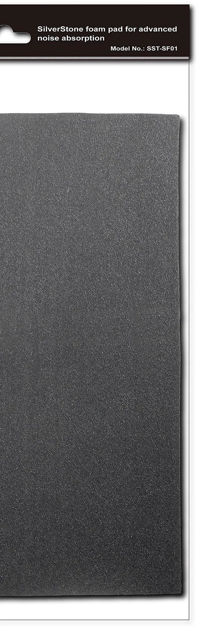 Alt view image 4 of 4 - Silent Foam, Sound Dampening Acoustic Foam Material, Black, 21X15 inches, 4mm thick, 2 pcs