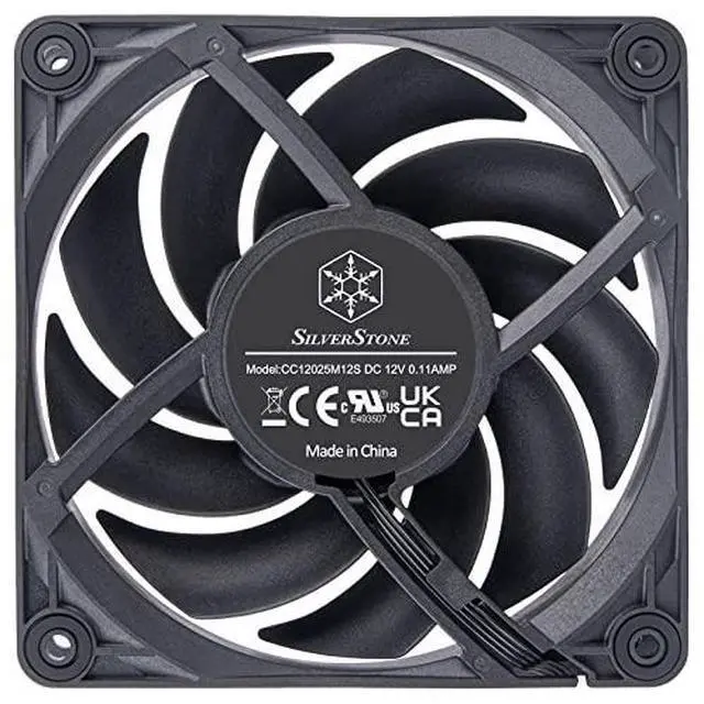 Alt view image 8 of 13 - Silverstone Performance enhanced 120mm PWM fan