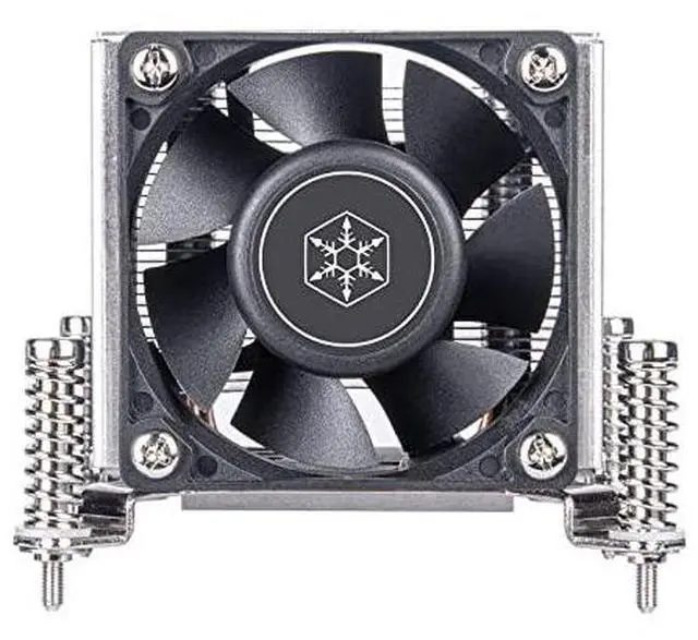 Alt view image 3 of 8 - Silverstone Argon CPU Cooler, Copper heat pipes with aluminum fins, 6mm heat-pipe x 3, 60mm dual ball bearing PWM fan, spring screw for Intel LGA1700